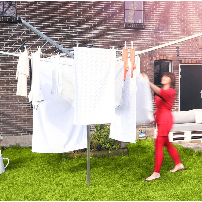 Brabantia LiftOMatic Outdoor Clothesline (197 Feet), with Metal